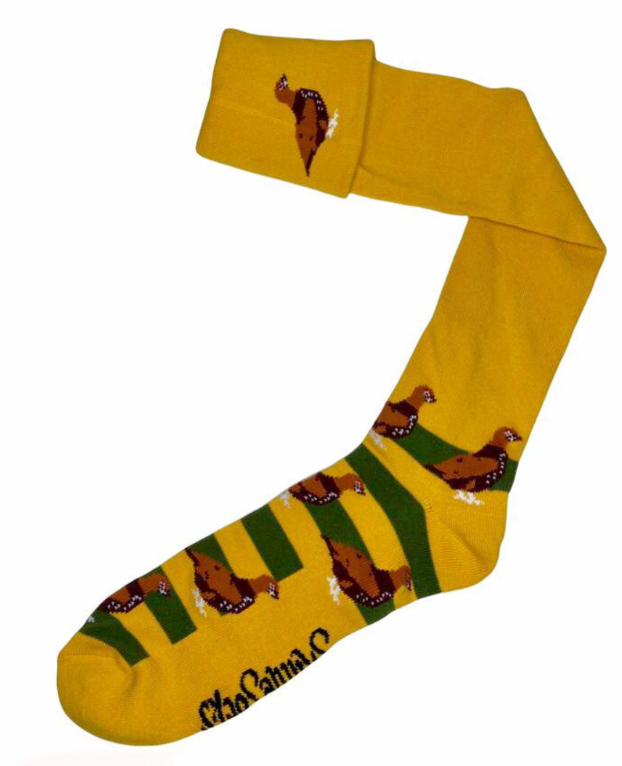 Mustard & Green Grouse Shooting/Walking Socks