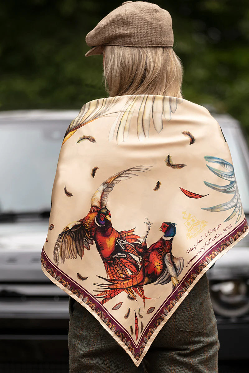 CH Wing and a Prayer Anniversary Collection 2022 Large Square Scarf 100 X 100cm