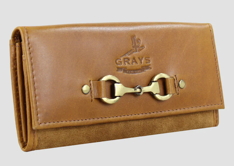 Lily Leather and Suede Purse
