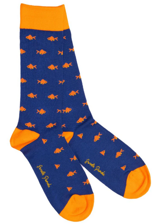Gold Fish Bamboo Socks