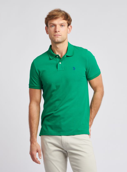 US Polo Assn DHM Pique Polo Shirt