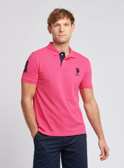 US Polo Assn Player 3 Pique Polo Shirt