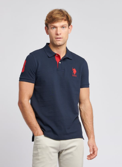 US Polo Assn Player 3 Pique Polo Shirt