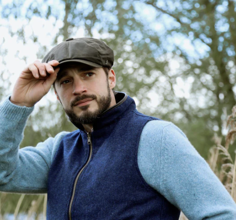 The Hengrave Wax Baker Boy Cap