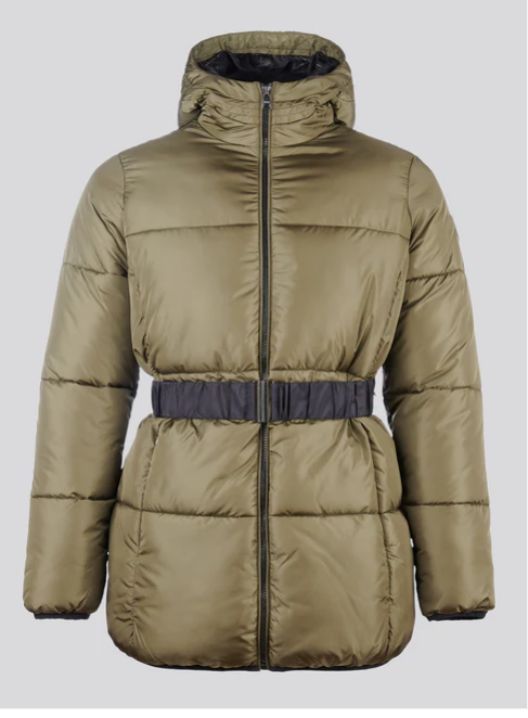 US Polo Belted Puffer Jacket