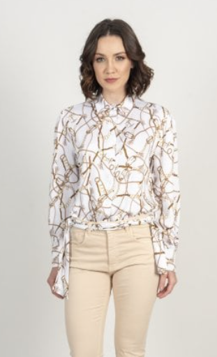 Lisa Shirt with Removable Bow Tie