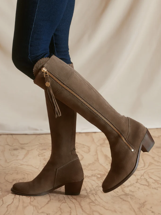 The Heeled Regina Boot
