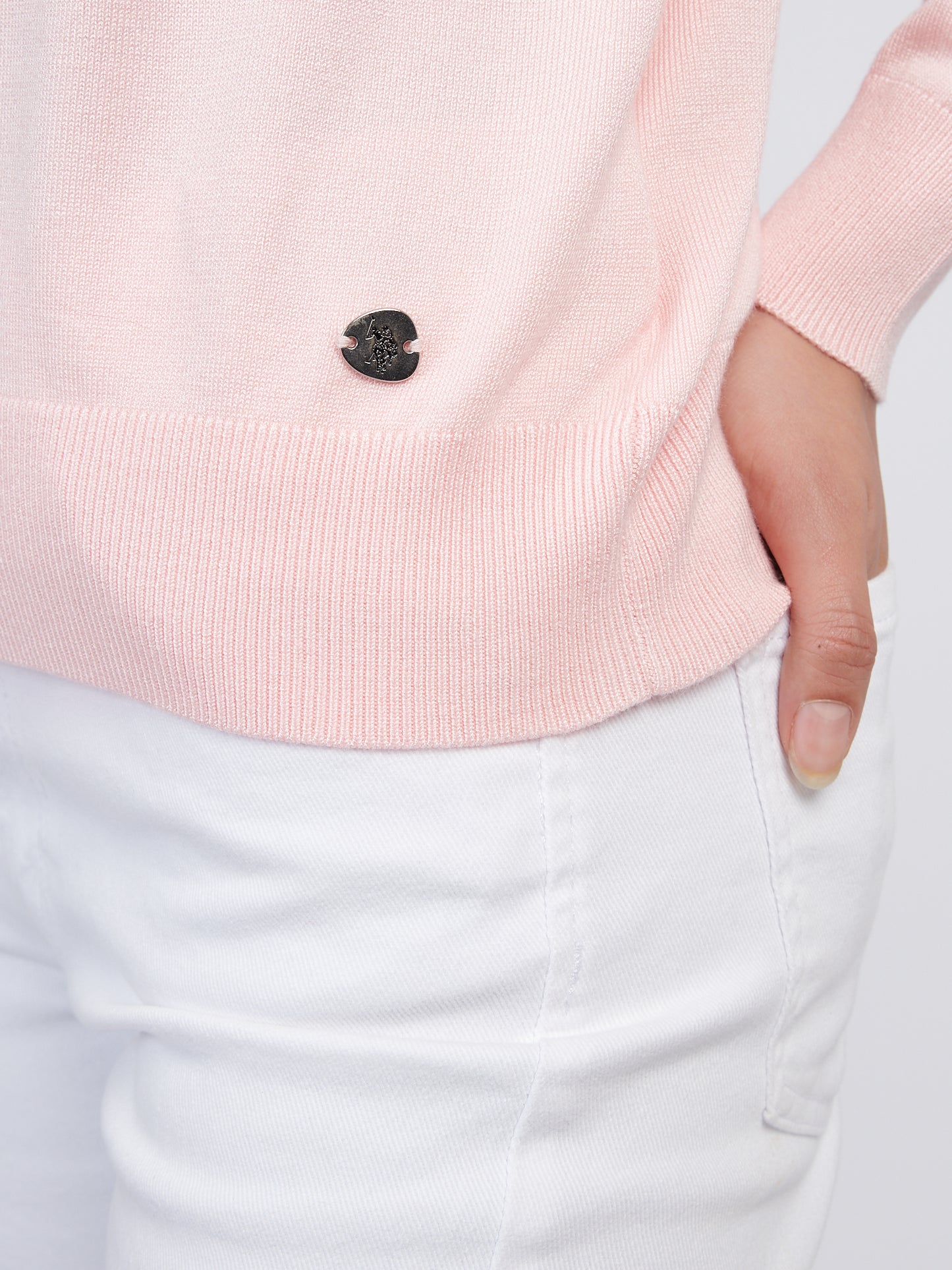 US Polo Assn Women's Crew Neck Jumper
