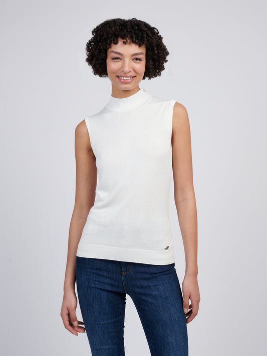 US Polo Assn Mock Neck Sleeveless Knit