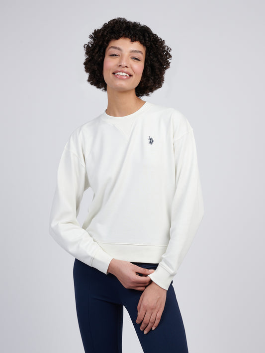 US Polo Assn Women's Crew Neck Jumper