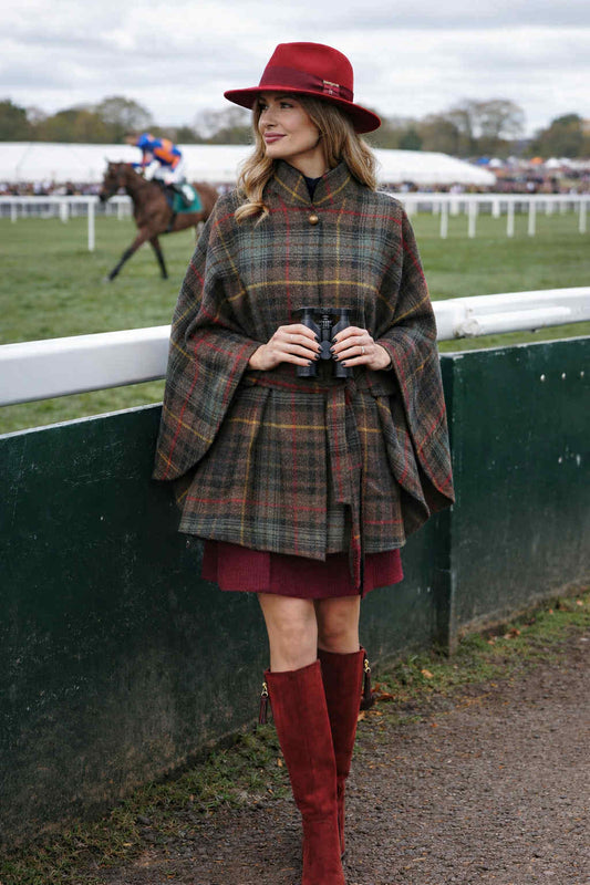 The Stewart Hunting Tweed Cape