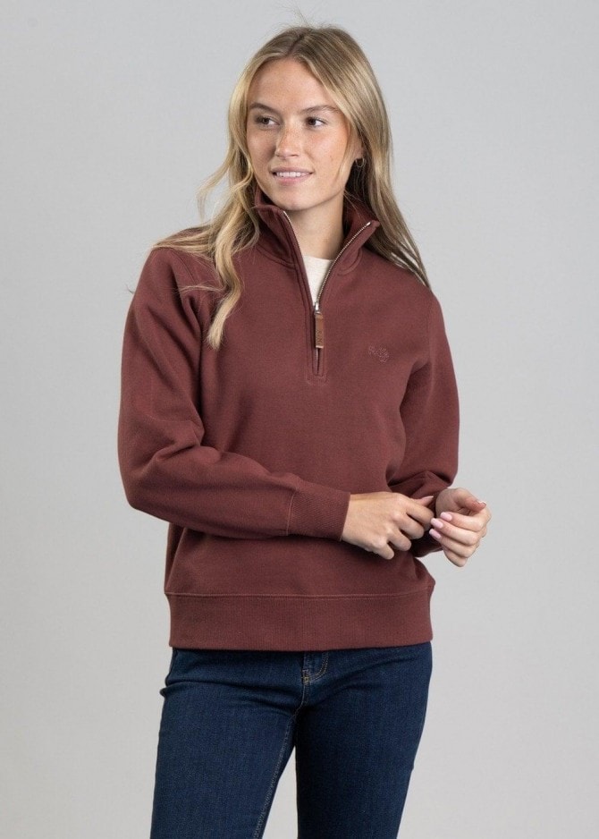Ladies Trickett 1/4 Zip Sweatshirt