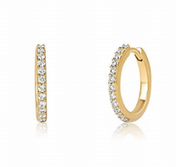 Mini Pave Earrings