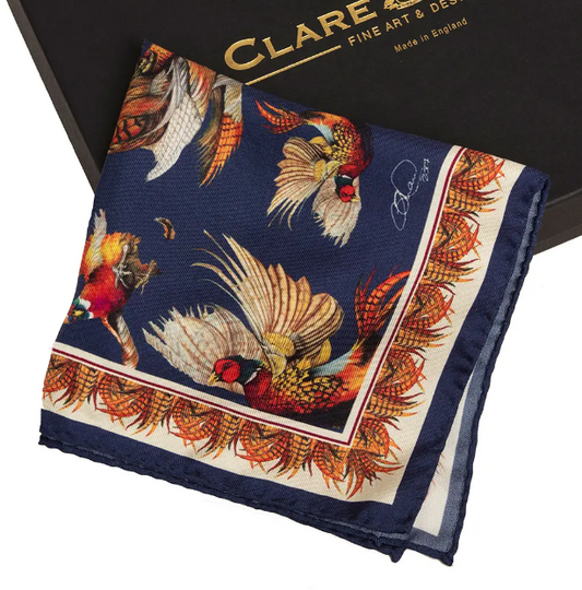 CH Turf War Pocket Square 30cm x 30cm