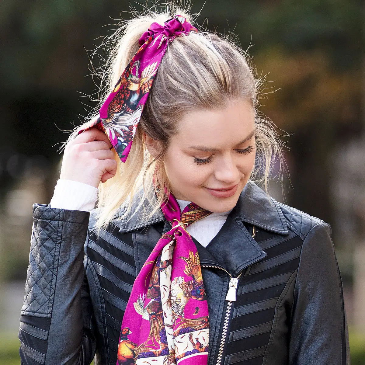 CH Silk Scrunchie
