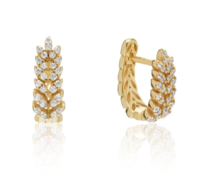 Laurel Pave Earrings