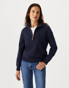 Ladies Trickett 1/4 Zip Sweatshirt