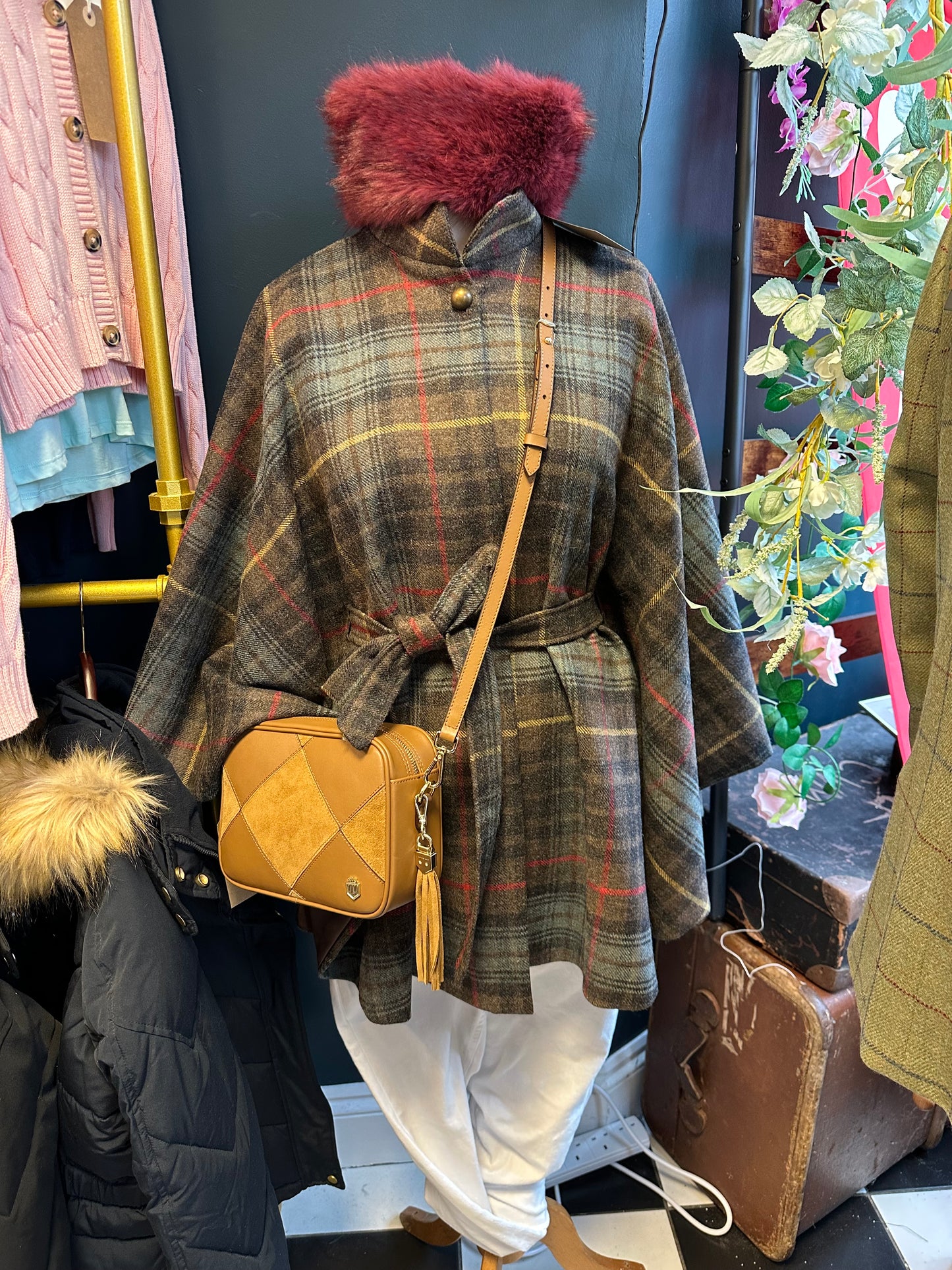 The Stewart Hunting Tweed Cape