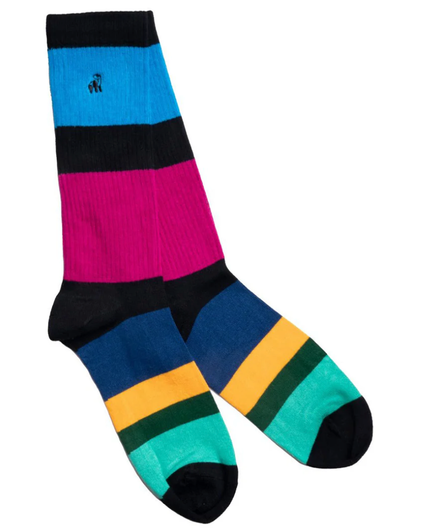 Pattern Socks Rugby Rugby Stripe Socks – Partridge and Parr