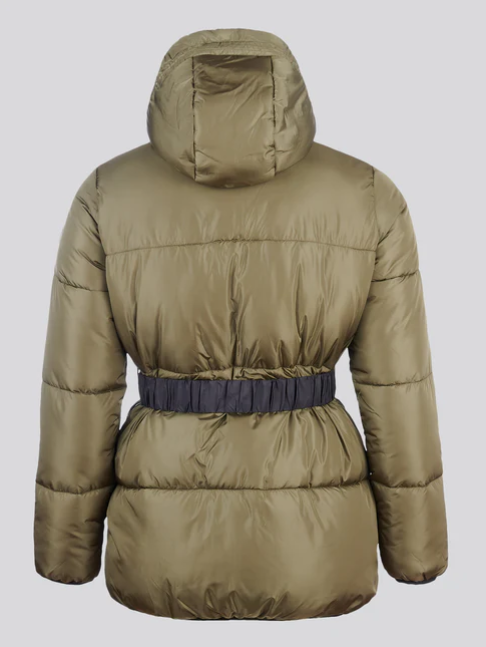 US Polo Belted Puffer Jacket