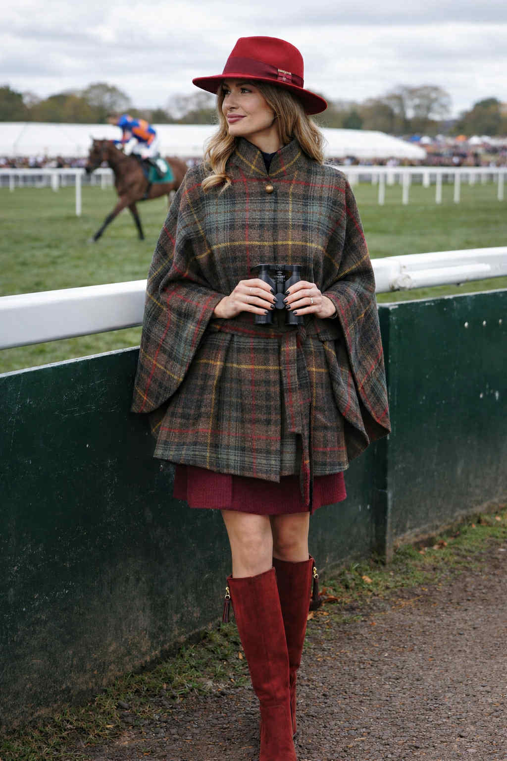 The Stewart Hunting Tweed Cape
