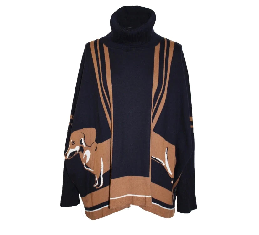 Signature Heads and Tails Poncho
