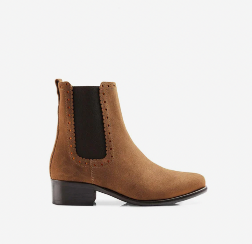 Brogued Chelsea Boots